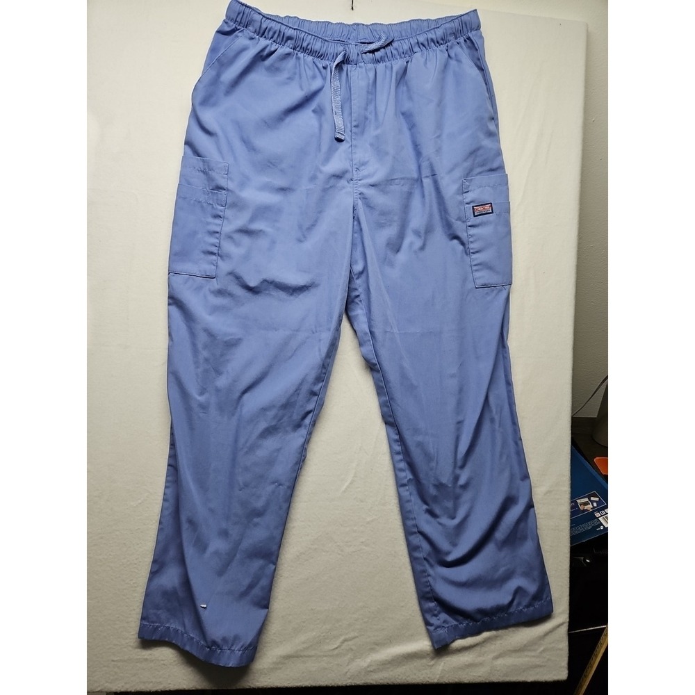 Cherokee Workwear Stretch Women's Mid Rise Pull-On Cargo Scrub‎ Pants XL